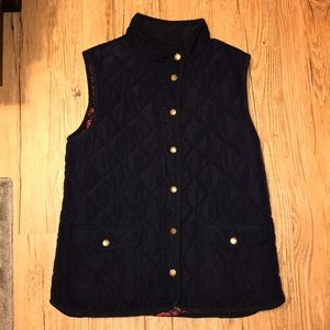 Blue British khaki vest